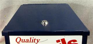 ADJUSTABLE VTG QUALITY PENCILS COIN OPERATED .25 CENT SCHOOL VENDING MACHINE